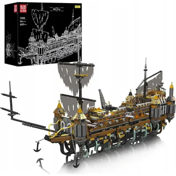 ostatní stavebnice PIRÁTSKÉ STAVEBNICE LOĎ 8 DÍLŮ COIL