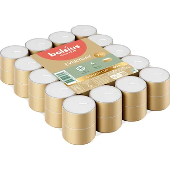 Svíčka PARAFÍNOVÉ SVÍČKY BOLSIUS OHŘÍVAČE / ČAJOVÉ SVÍČKY 40 KS