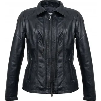 Moto bunda MAX Dámská kožená bunda Emma Long černá
