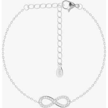 Náramek Preciosa Stříbrný náramek Waikiki, nekonečno s kubickou zirkonií Preciosa 5319 00