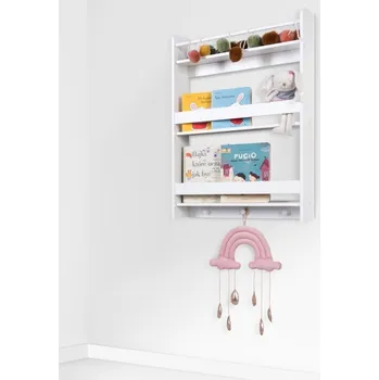 police Závěsná police LittleSky by H.Klupś 59 x 84 x 14 cm bílá