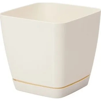 Květináč Květináč plast béžový Form-Plastic 24,5 cm x 25 x 24,5 cm