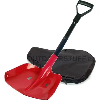 Hrablo na sníh Lavinová lopata Delfi Snow Permon Standard + brašna Červená