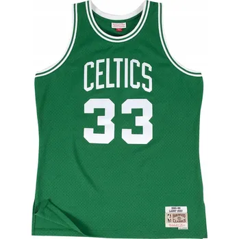Pánské tričko Dres Mitchell & Ness NBA BOSTON CELTICS - LARRY BIRD #33 ZELENÝ - S