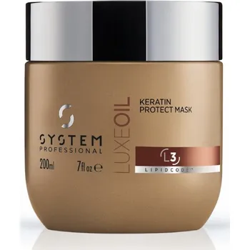 Vlasová regenerace System Professional Ochranná maska na vlasy (Keratin Protect Mask) 200 ml + 2 měsíce na vrácení zboží