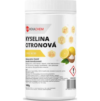 Univerzální čisticí prostředek Hexachem Kyselina citronová – Univerzální odvápňovač a čistič - 1000 g
