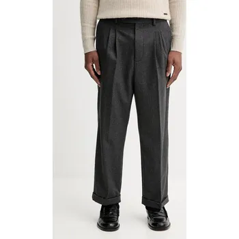 Dámské kalhoty Kalhoty s příměsí vlny Drôle de Monsieur Le Pantalon Plis Cropped I.BP192.WV008 šedá 90X, vel. L