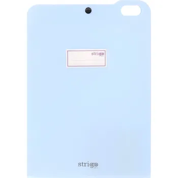 Vertikální pořadač Strigo A4 s 5 přepážkami, modrý, projektová složka