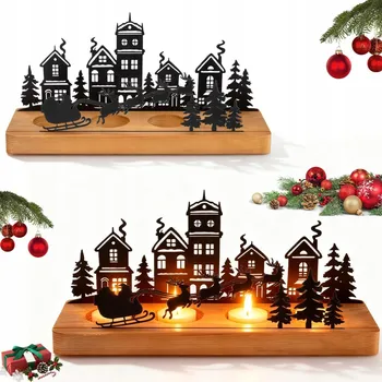 Svícen Adventní svícen Dekorace na stůl, vánoční svíčky s držáky