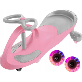 Dětské vozidlo Funfit Kids Gravity Odrážedlo růžová s LED svítícími kolečky