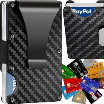 Peněženka EdiBazzar pouzdro na karty černé - muž