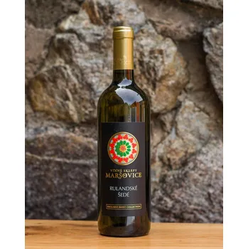 Víno Rulandské šedé 2025, zemské víno, Vinné sklepy Maršovice, sladké