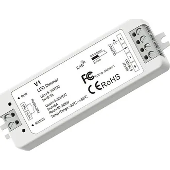 Ovladač světel Přijímač V1, 1x8A PUSH DIMM