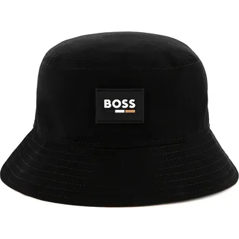 Klobouk Dětský bavlněný klobouk BOSS J51690 černá 99X, vel. 52