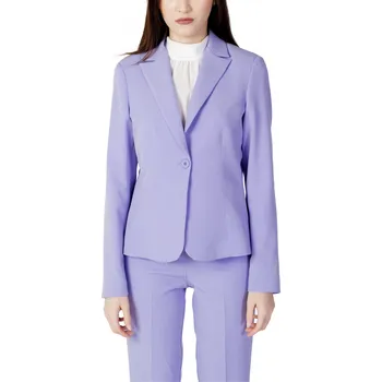 Dámské sako Fialové sako Hanny Deep Hanny Deep bílá | fialová 3494577