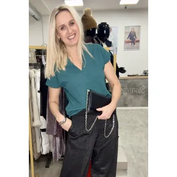 Top Secret elegantní triko tmavě zelené Velikost: 42