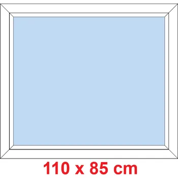 Okno Soft Plastové okno 110x85 cm, FIX neotevíravé