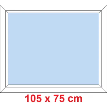 Okno Soft Plastové okno 105x75 cm, FIX neotevíravé