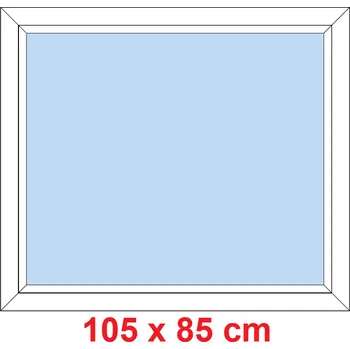 Okno Soft Plastové okno 105x85 cm, FIX neotevíravé