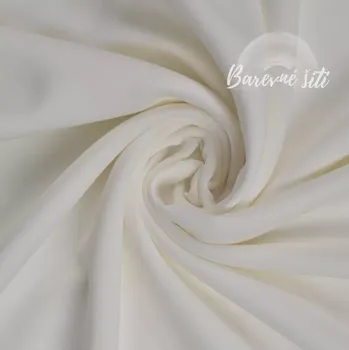 Teplákovina MÁSLOVÁ Smetanová 260g (E) II. JAKOST (Elegantní lesklá teplákovina)