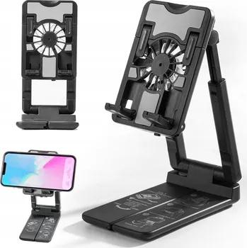 MULTIFUNKČNÍ STOJÁNEK / PODLOŽKA POD TELEFON, TABLET, SMARTPHONE - NASTAVITELNÝ, S CHLAZENÍM
