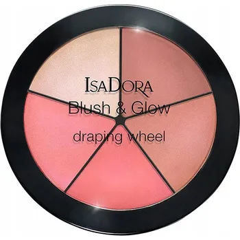 Tvářenka Lisovaná tvářenka mix odstínů IsaDora BLUSH & GLOW 55 PEACHY ROSE POP 18 g