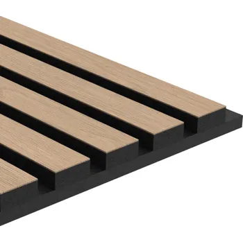 akustický panel akustický panel 3D, 60 x 260 cm T dřevěná dýha v odstínu ořech