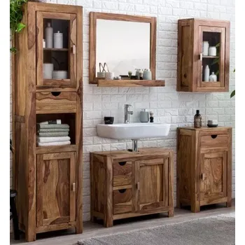 Koupelnový nábytek Koupelnový set z indického masivu palisandr