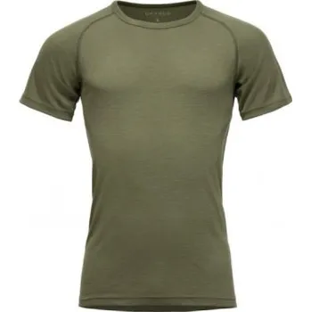 Pánské tričko Merino tričko Lauparen Base, Devold, Zelené, M