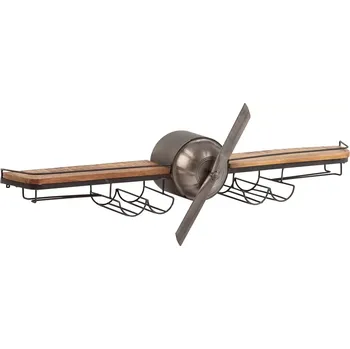 Barová židle Masivní barová police Camera z kovu a manga, lakovaná, černá – 134×25×33 cm