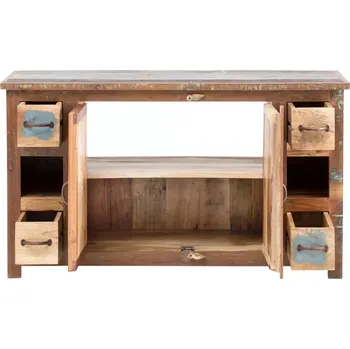 Koupelnový nábytek Koupelnová sestava Sumana II z masivního dřeva, lakovaná, hnědá