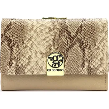 Dámská kožená peněženka Gregorio SMC-117 béžová