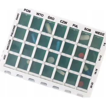 IP kamera Týdenní Schránka El-Comp se 4 přihrádkami na den