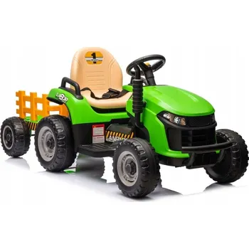 Dětské elektrovozidlo TRAKTOR NA AKUMULÁTOR BBH-030 12V2x45W PRO DĚTI Zelený K JÍZDĚ