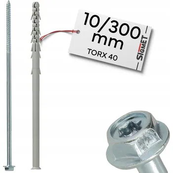 Vrták Hmoždinky do betonu Sigmet 10 x 300 mm, 1 ks