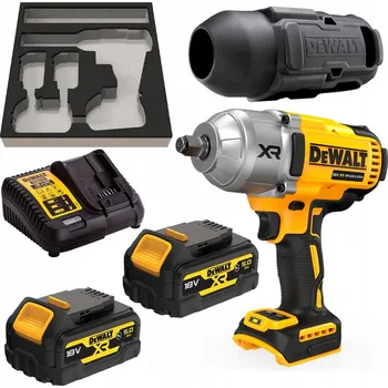Sada rázového utahováku DCF900P2G-QW 18V 1355 Nm 2x5 Ah DeWALT