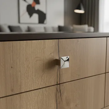 Nábytkové kování Interex design Úchytka knopka AXON / Chrom lesklý