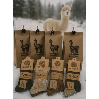 Dámské ponožky Alpaka Adventní kalendář 24 párů 35-38