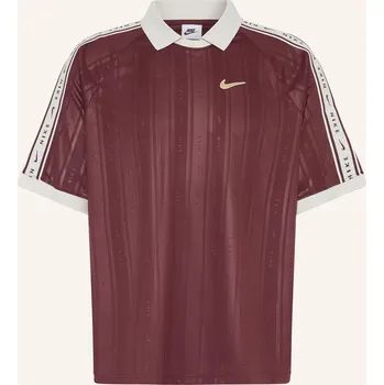 Nike Pánské Tričko Sportswear, tmavě červená / krémová, XL