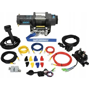 Naviják Superwinch Terra 35 s ocelovým lanem, nosnost 1588 kg (3500 lbs), 12V