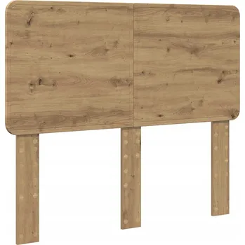 Čelo postele s čelo Artisanový dub 120 cm Kompozitní dřevo