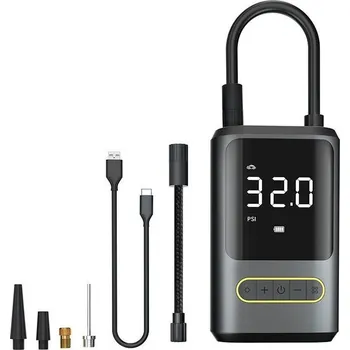 Kompresor Digitální bezdrátový kompresor 80W, 2 x 2000mAh, 150PSI/10bar