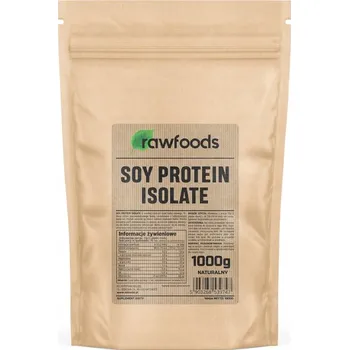 Protein RAWFOODS PROTEINOVÝ IZOLÁT SÓJOVÝ 1000g SOY PROTEIN ISOLATE PROTEIN + B12 VEGE