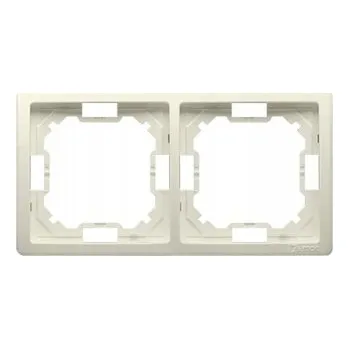 Dvojitý Rámeček Kontakt-simon béžový