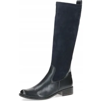 Dámské kozačky Caprice dámské kozačky po kolena, plochý podpatek, velikost 40