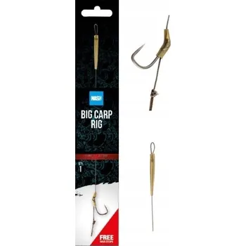 NASH HOTOVÁ MONTÁŽ BIG CARP RIG VELIKOST 8 BEZ PROTIHROTU