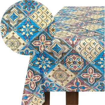 ubrus Cerata na stół obrus voskovaná ubrusovina 140x200 cm, odolná proti skvrnám, dekorativní GOSIA