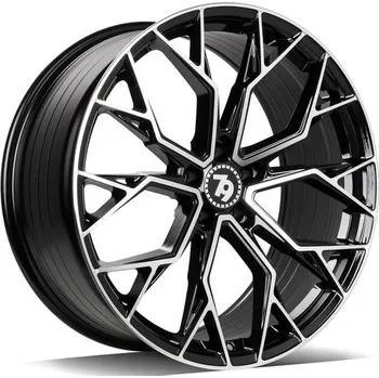 Alu kolo Seventy9 Alu Kola Seventy9 SCF-H 8x18 5x120 ET30 Black Front Polished 72.6