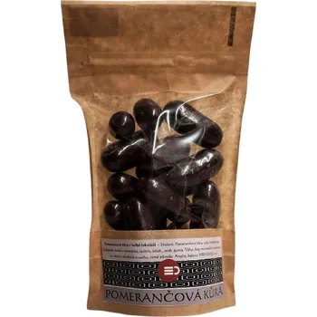 Sušené ovoce Pomerančová kůra v hořké čokoládě, 80g