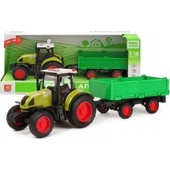 autíčko AUTÍČKO Hračka Auto pro KLUKA Traktor s Návěsem Zemědělský STROJ